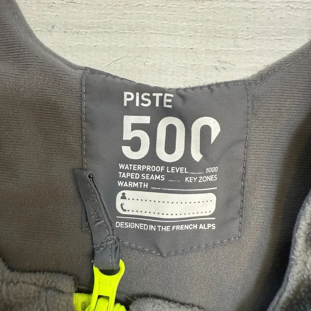 Decathlon Piste 500 Wedze kids‎ grey Ski Winter Sports Snow Pants 5-6 Years